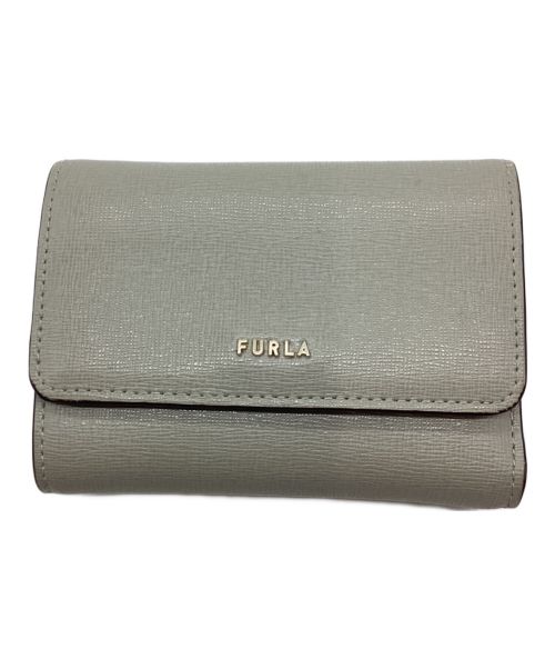 FURLA（フルラ）FURLA (フルラ) 3つ折り財布 ライトグレーの古着・服飾アイテム