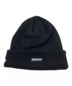 New Era×SUPREMEニューエラ×シュプリーム）の古着「ニット帽」｜ブラック