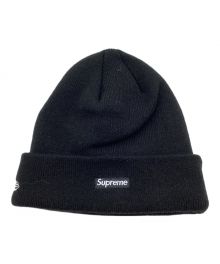 New Era×SUPREME（ニューエラ×シュプリーム）の古着「ニット帽」｜ブラック