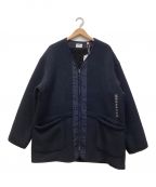 Engineered Garments×UNIQLOエンジニアド ガーメンツ×ユニクロ）の古着「ノーカラーコート」｜ネイビー