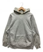 Champion REVERSE WEAVE×UNISYSチャンピオンリバースウィーブ×ユニシス）の古着「プルオーバーパーカー」｜グレー