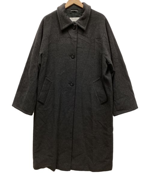 MaxMara（マックスマーラ）MaxMara (マックスマーラ) カシミヤコート グレー サイズ:Lの古着・服飾アイテム