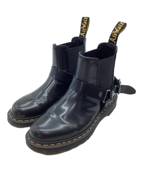 Dr.Martens（ドクターマーチン）Dr.Martens (ドクターマーチン) サイドゴアブーツ ブラック サイズ:24.5の古着・服飾アイテム