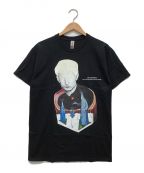 GILDANギルダン）の古着「OIL PAINTING TEE」｜ブラック×ホワイト