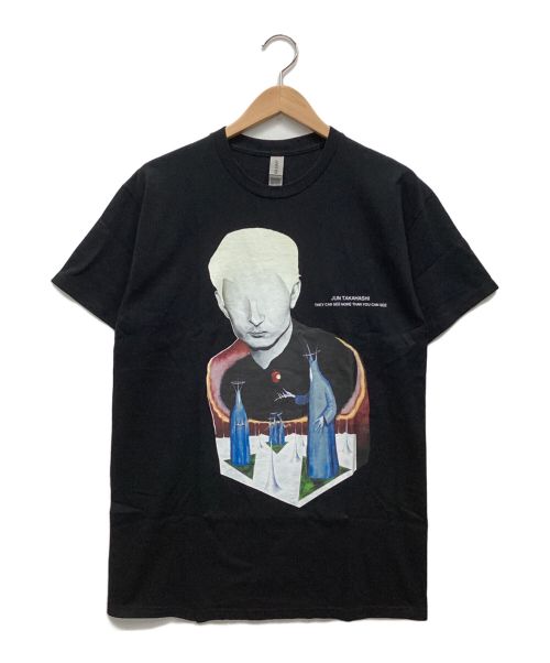 GILDAN（ギルダン）GILDAN (ギルダン) OIL PAINTING TEE ブラック×ホワイト サイズ:Mの古着・服飾アイテム