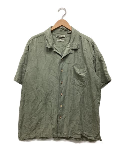 batik bay（バティックベイ）batik bay (バティックベイ) ショートスリーブシャツ グリーン サイズ:XLの古着・服飾アイテム