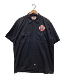 Dickies（ディッキーズ）の古着「ワッペンシャツ」｜ネイビー