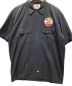 中古・古着 Dickies (ディッキーズ) ワッペンシャツ ネイビー サイズ:L：2980円