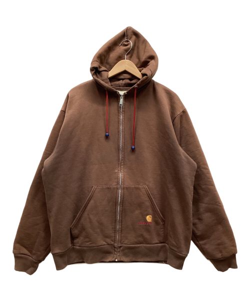 CarHartt（カーハート）CarHartt (カーハート) ジップパーカー ブラウン サイズ:不明の古着・服飾アイテム