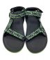 TEVA (テバ) サンダル ブラック×グリーン サイズ:29：6000円