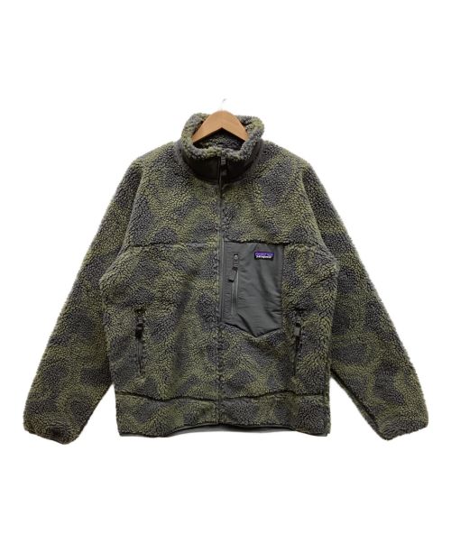 Patagonia（パタゴニア）Patagonia (パタゴニア) green label relaxing (グリーンレーベルリラクシング) RETRO-Xジャケット オリーブ サイズ:Lの古着・服飾アイテム