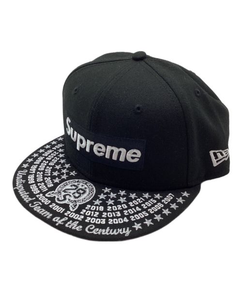 SUPREME（シュプリーム）SUPREME (シュプリーム) New Era (ニューエラ) キャップ ブラックの古着・服飾アイテム