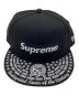 SUPREME (シュプリーム) New Era (ニューエラ) キャップ ブラック：6000円