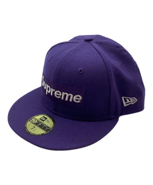 SUPREME（シュプリーム）SUPREME (シュプリーム) New Era (ニューエラ) キャップ パープルの古着・服飾アイテム