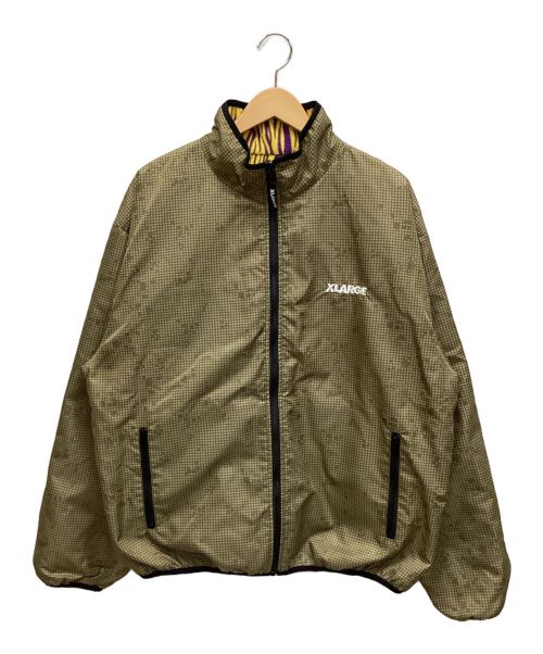 X-LARGE（エクストララージ）X-LARGE (エクストララージ) リバーシブルジャケット カーキ×イエロー サイズ:Lの古着・服飾アイテム