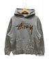 stussy（ステューシー）の古着「パーカー」｜ライトグレー