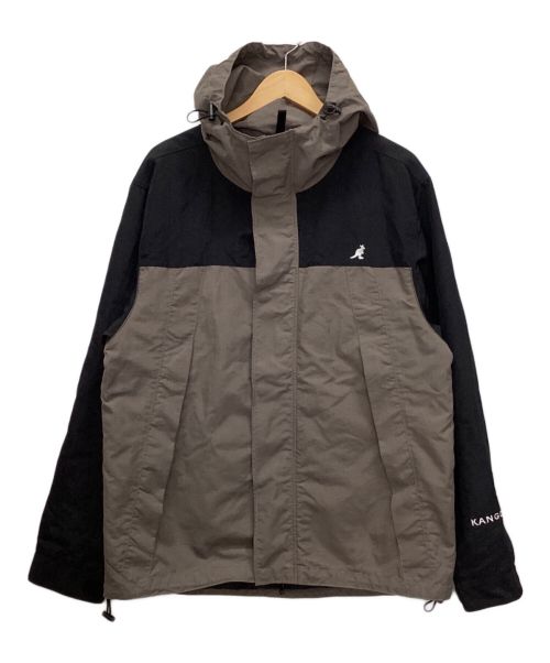 KANGOL（カンゴール）KANGOL (カンゴール) 8 (エイト) マウンテンパーカー グレー×ブラック サイズ:Lの古着・服飾アイテム