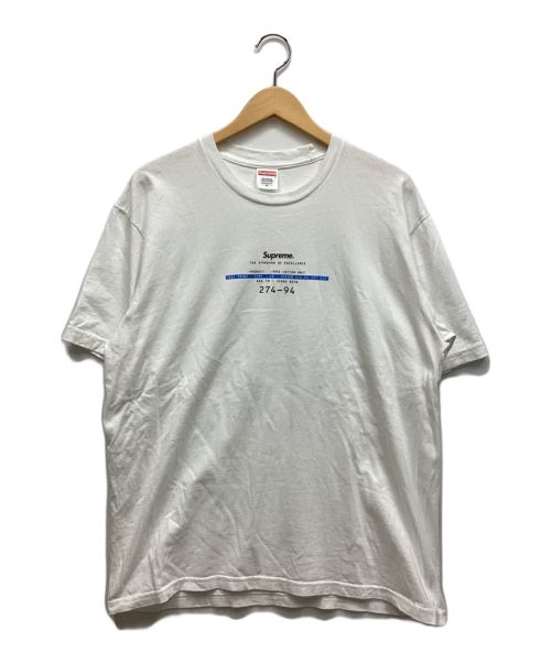 SUPREME（シュプリーム）SUPREME (シュプリーム) Standard Tee ホワイト サイズ:Mの古着・服飾アイテム