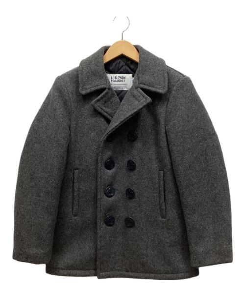 Schott（ショット）Schott (ショット) Pコート グレー サイズ:14の古着・服飾アイテム