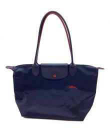 LONGCHAMP（ロンシャン）の古着「折りたたみトートバッグ」｜ネイビー