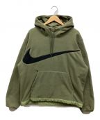 NIKEナイキ）の古着「FLEECE WNTR PULLOVER  HOOD」｜グリーン