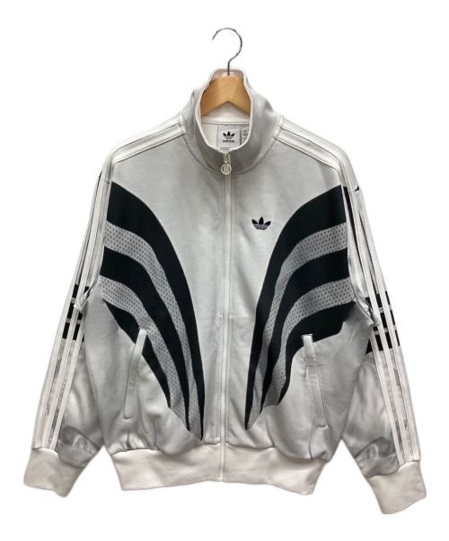 adidas（アディダス）adidas (アディダス) トラックジャケット グレー サイズ:Lの古着・服飾アイテム