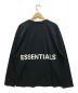 FOG ESSENTIALS (フィアオブゴッド エッセンシャル) バックプリントカットソー ブラック サイズ:L：2980円