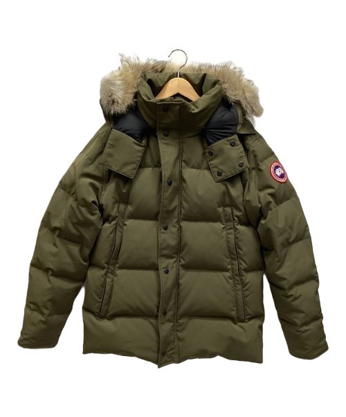 CANADA GOOSE（カナダグース）CANADA GOOSE (カナダグース) WYNDHAM PARKA グリーン サイズ:Lの古着・服飾アイテム