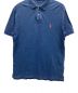 中古・古着 POLO RALPH LAUREN (ポロ・ラルフローレン) ポロシャツ ブルー サイズ:M：3980円