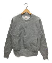 Champion REVERSE WEAVE（チャンピオン リバース ウィーブ）の古着「スウェットジャケット」｜ライトグレー