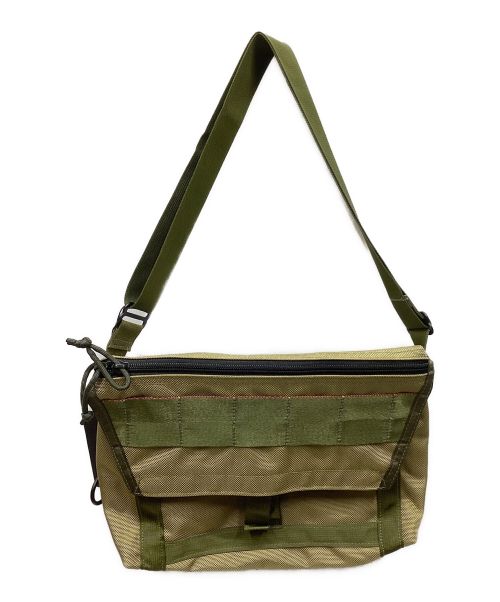 BRIEFING（ブリーフィング）BRIEFING (ブリーフィング) BEAMS PLUS (ビームスプラス) FLEET MESSENGER BAG グリーンオリーブ 未使用品の古着・服飾アイテム