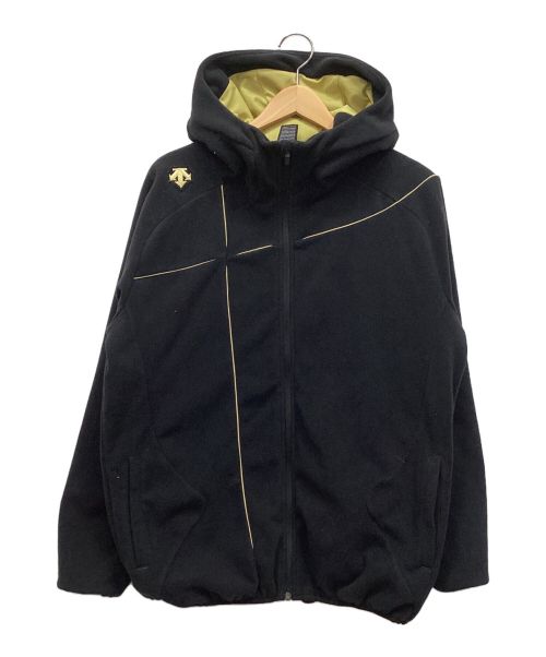 DESCENTE（デサント）DESCENTE (デサント) フリースジャケット ブラック×イエロー サイズ:Lの古着・服飾アイテム