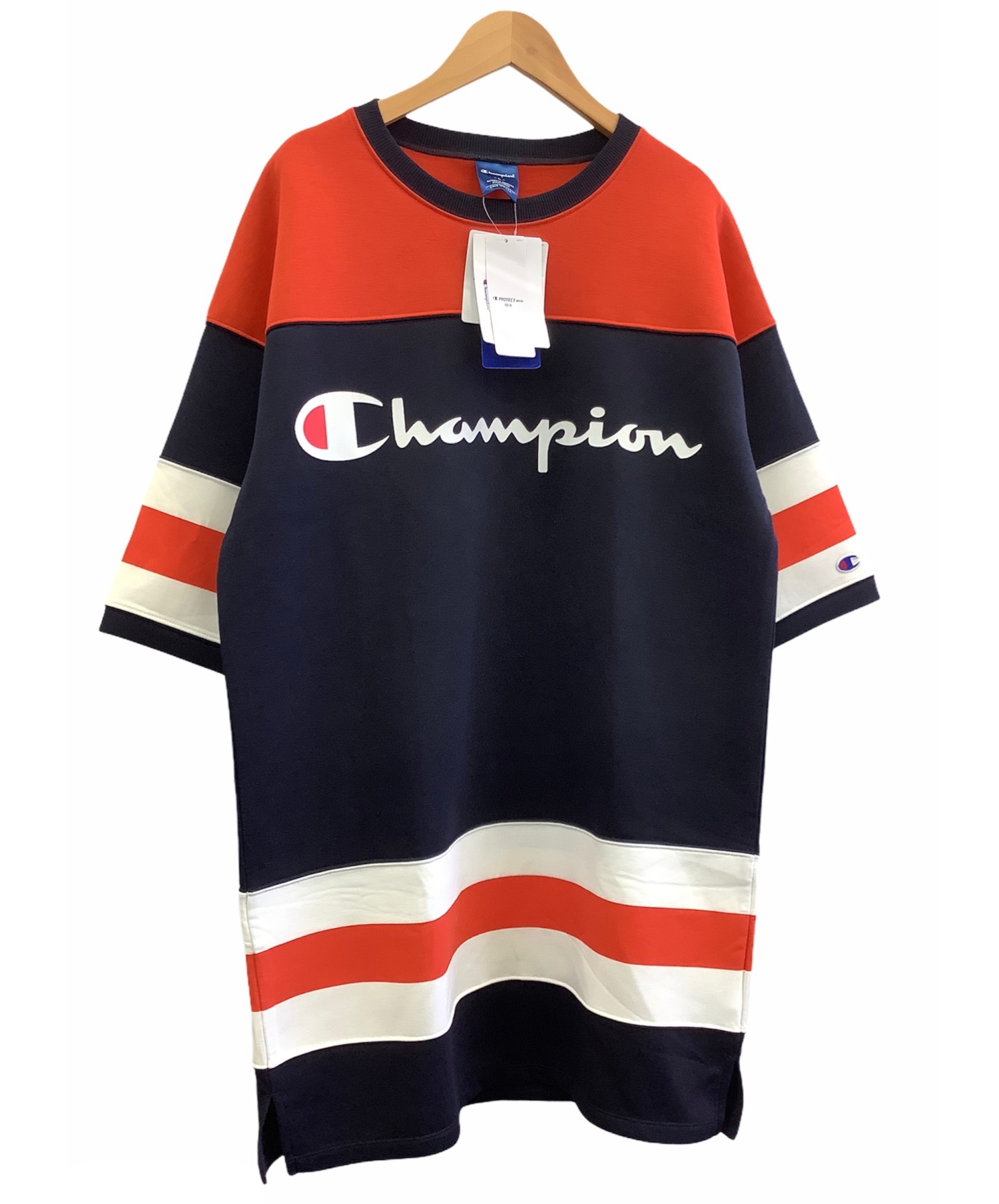 中古 古着通販 Champion チャンピオン ワンピース マルチカラー サイズ Size ｌ 未使用品 ブランド 古着通販 トレファク公式 Trefac Fashion