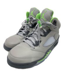 NIKE（ナイキ）の古着「スニーカー/AIR JORDAN5 RETRO Green Bean」｜グレー×グリーン