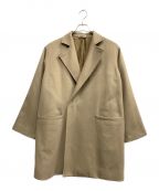 AURALEEオーラリー）の古着「LIGHT MELTON OVER COAT」｜ベージュ