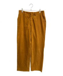 AURALEE（オーラリー）の古着「WASHED CORDUROY SLACKS」｜ブラウン