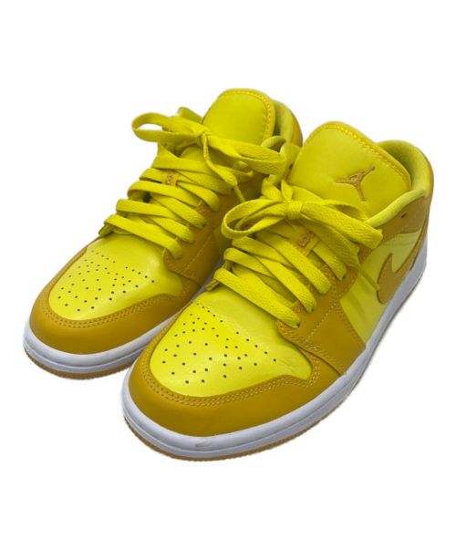 NIKE（ナイキ）NIKE (ナイキ) WMNS AIR JORDAN 1 LOW/ローカットスニーカー イエロー サイズ:25の古着・服飾アイテム