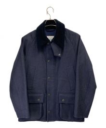 Barbour（バブアー）の古着「BEDALE SL WOOL JACKET」｜ネイビー