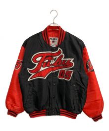 FUBU（フブ）の古着「スタジャン」｜レッド