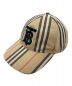 BURBERRY（バーバリー）の古着「TB CHECK BASEBALL CAP」｜ベージュ