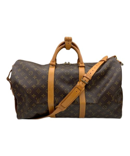 LOUIS VUITTON（ルイ ヴィトン）LOUIS VUITTON (ルイ ヴィトン) ボストンバッグ キーポル・バンドリエール50 ブラウンの古着・服飾アイテム