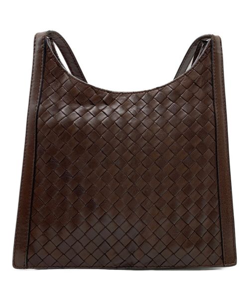 BOTTEGA VENETA（ボッテガベネタ）BOTTEGA VENETA (ボッテガベネタ) ハンドバッグ ブラウンの古着・服飾アイテム