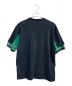 sacai (サカイ) バンダナプリントＴシャツ ネイビー×グリーン サイズ:2：15000円