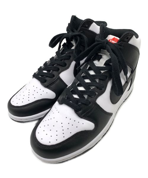 NIKE（ナイキ）NIKE (ナイキ) WMNS DUNK HIGH / ハイカットスニーカー ホワイト×ブラック サイズ:27 CNの古着・服飾アイテム