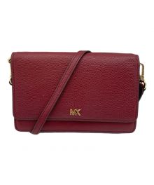 MICHAEL KORS（マイケルコース）の古着「ショルダーウォレット」｜レッド