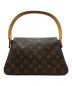 LOUIS VUITTON (ルイ ヴィトン) ハンドバッグ ミニルーピング ブラウン：75000円