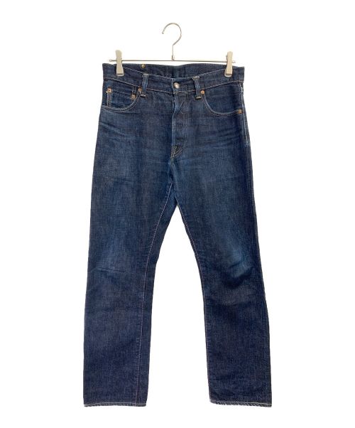 MOMOTARO JEANS（桃太郎ジーンズ）MOMOTARO JEANS (桃太郎ジーンズ) 銅丹特濃スリムテーパードボタンフライデニムパンツ インディゴ サイズ:W30の古着・服飾アイテム