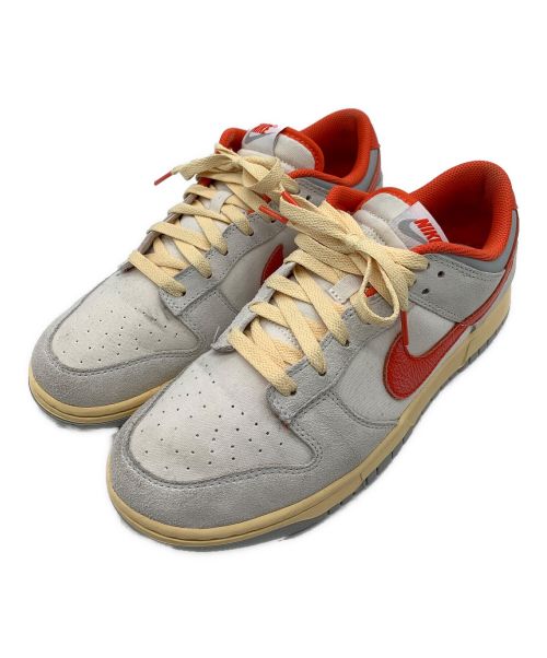 NIKE（ナイキ）NIKE (ナイキ) ローカットスニーカー DUNK LOW グレー×オレンジ サイズ:27cmの古着・服飾アイテム