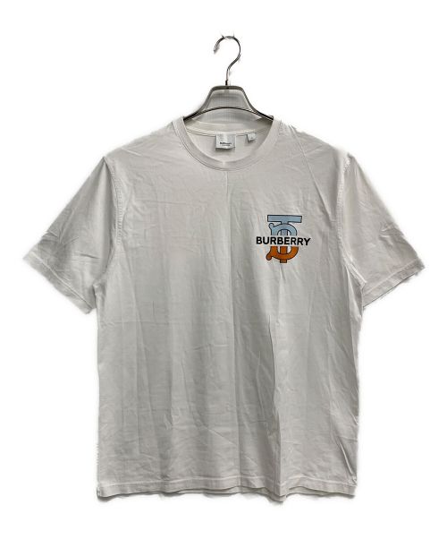 BURBERRY（バーバリー）BURBERRY (バーバリー) TBロゴTシャツ ホワイト サイズ:Mの古着・服飾アイテム