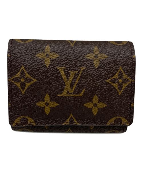 LOUIS VUITTON（ルイ ヴィトン）LOUIS VUITTON (ルイ ヴィトン) カードケース  モノグラム アンヴェロップ・カルト・ドゥ・ヴィジット ブラックの古着・服飾アイテム